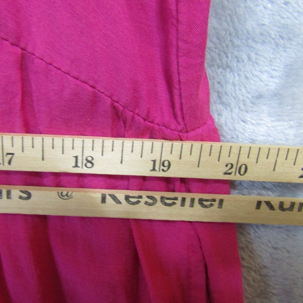 Sundance Maxi Dress Womens XL Pink Excellent Boho Crochet Lace Tiered Sleeveless - Picture 9 of 11